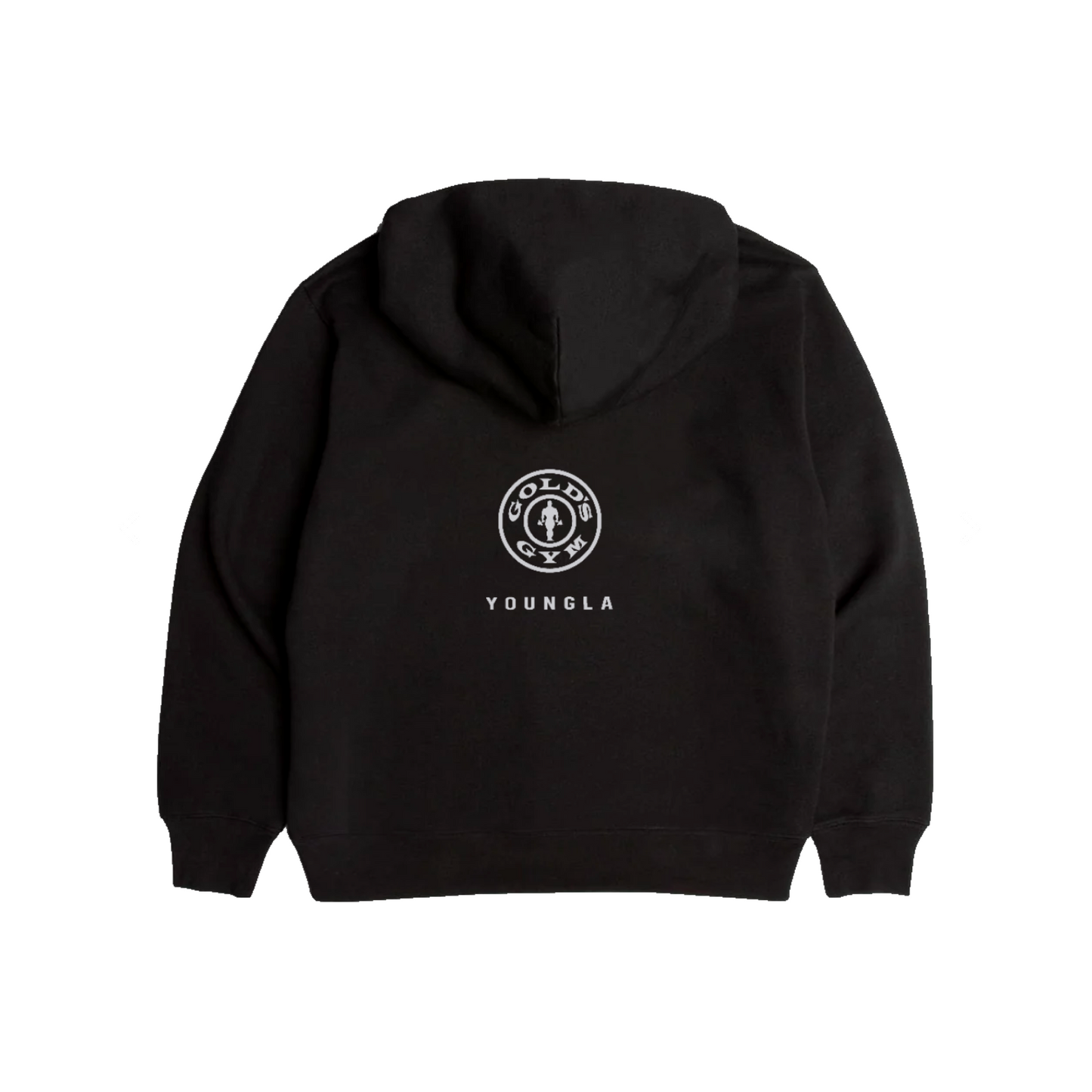 Gold’s Classic Graphic Hoodie - Black with White Logo