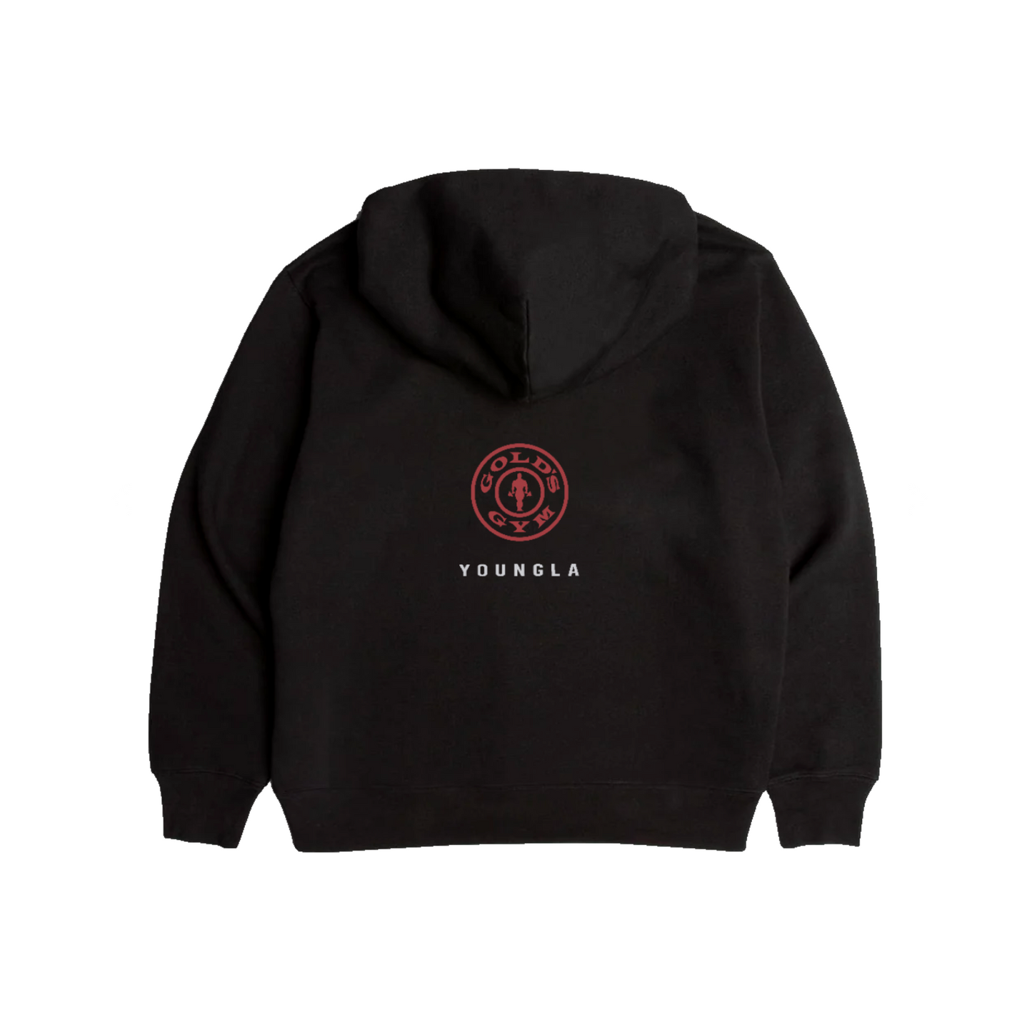 Gold’s Classic Graphic Hoodie - Black with Red/White Logo